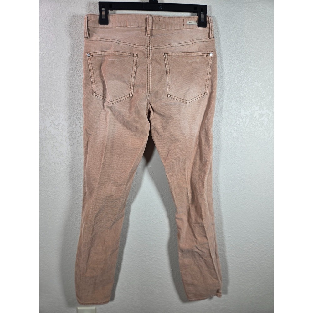 Pilcro and the Letterpress Anthropologie Script Corduroy Pants Jean Tan Size 27 - Picture 5 of 5